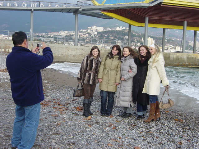 group travelers in Ukraine