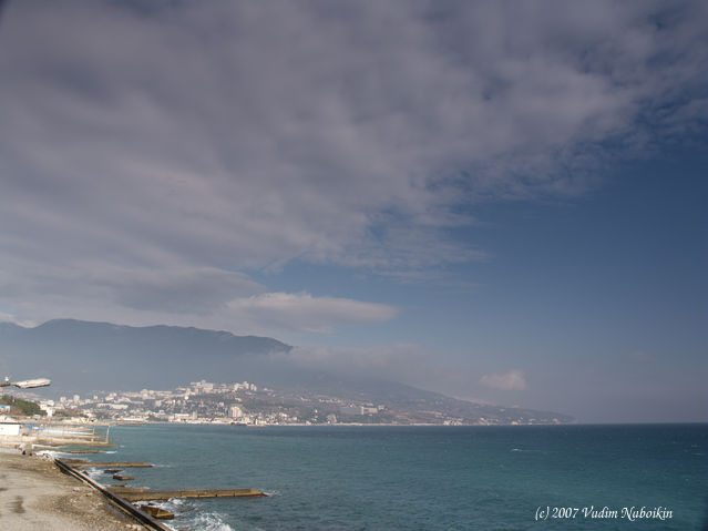 panorama of Yalta from Oreanda
